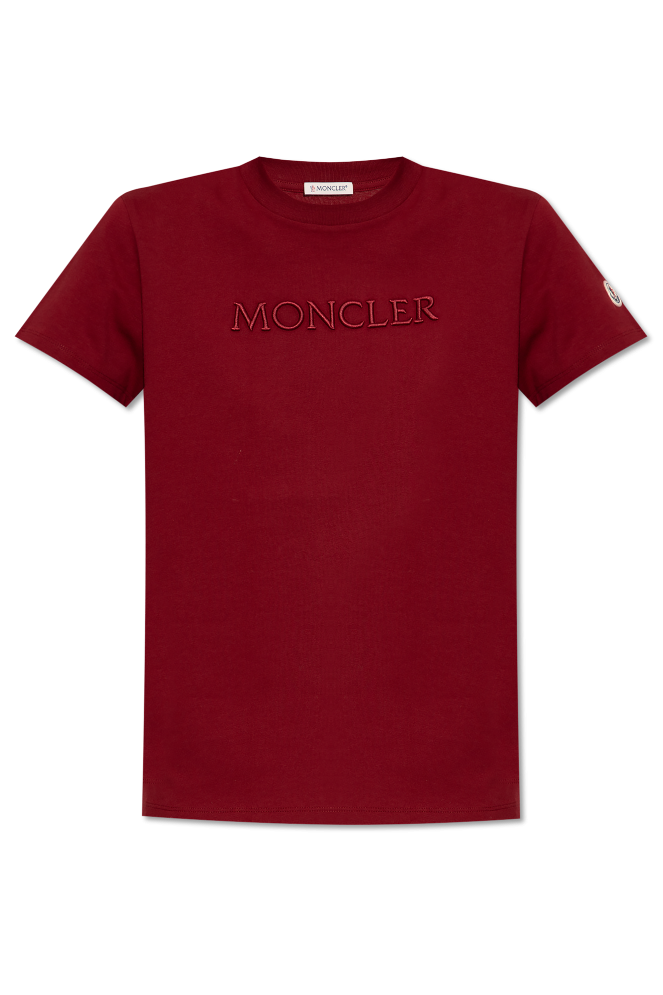 MONCLER スリムフィット レッド Tシャツ モンクレール MONCLER Tシャツ （レッド） -FASCINATE